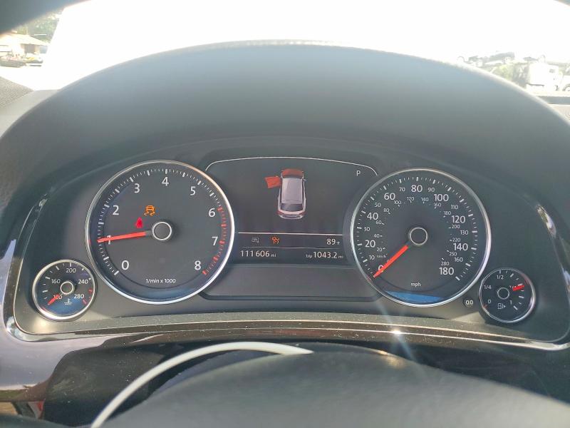 2017 Volkswagen Touareg VIN WVGRF7BP4HD004299 COPART salvage auction — FRONT END, Ct - Cert Of Title-Salvage, sold $2,200 on 2026-08-17 (photo 9)