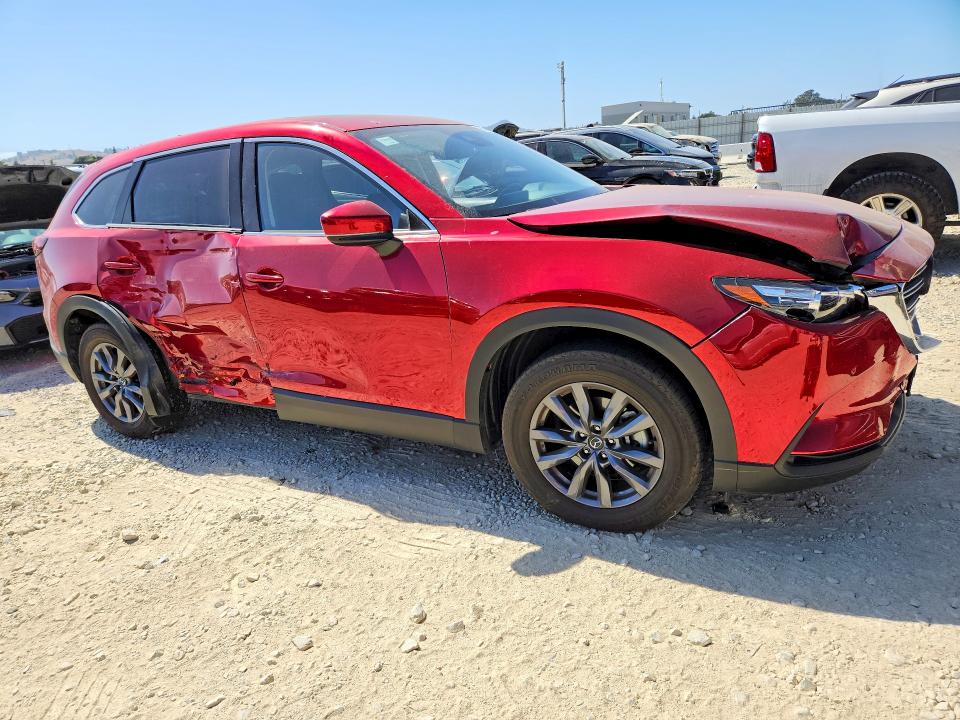2021 Mazda Cx-9 VIN JM3TCBCY6M0520752 COPART salvage auction — SIDE, Ca - Salvage Certificate, sold $4,800 on 2026-07-09 (photo 4)