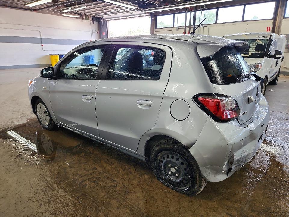 2024 Mitsubishi Mirage VIN ML32AUHJ9RH025135 COPART salvage auction — REAR END, Mn - Certificate Of Title (P), sold $4,850 on 2026-07-22 (photo 2)