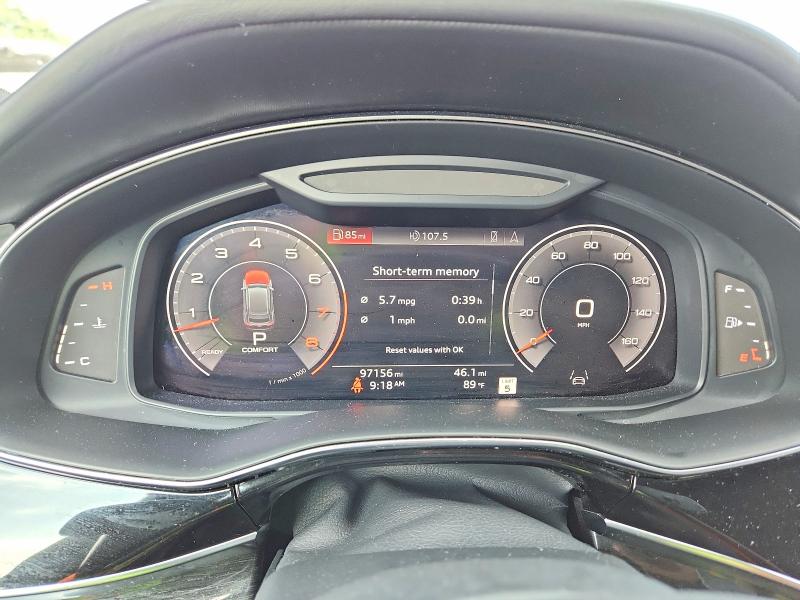 2019 Audi Q8 VIN WA1FVAF14KD024230 COPART salvage auction — MINOR DENT/SCRATCHES, Oh - Certificate Of Title, sold $21,000 on 2026-07-28 (photo 9)