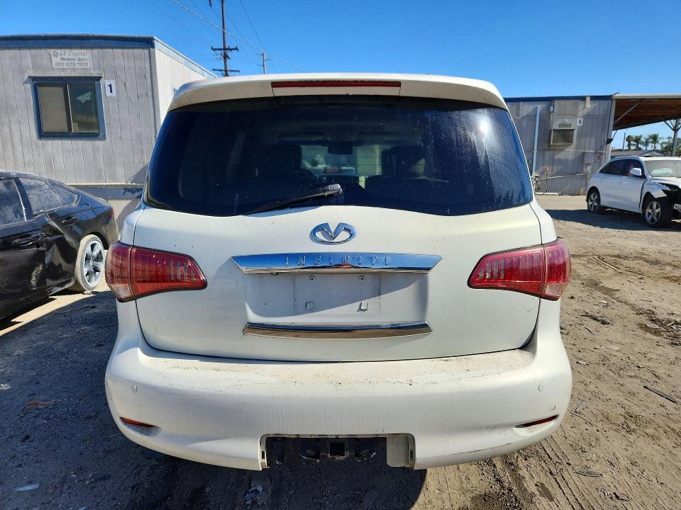 2011 Infiniti Qx56 VIN JN8AZ2NF8B9501918 COPART salvage auction — MINOR DENT/SCRATCHES, Ca - Dis/Dlr/Exp Only Clean Title, sold $575 on 2026-07-09 (photo 6)
