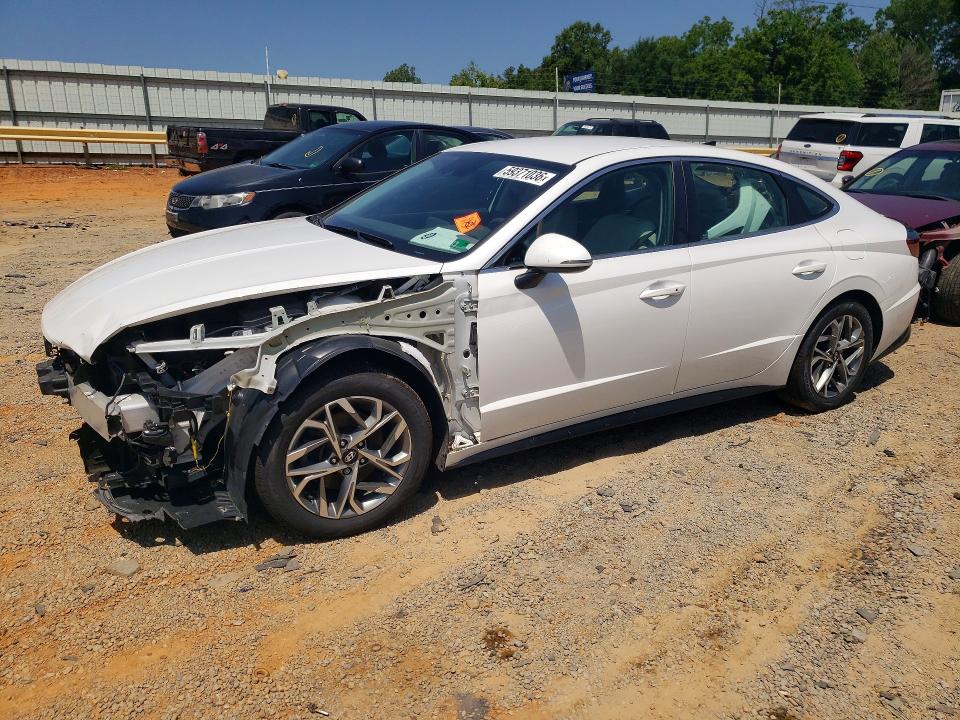 2022 Hyundai Sonata VIN KMHL64JAXNA210659 COPART salvage auction — FRONT END, Va - Cert Of Title - Salvage, sold $4,900 on 2026-07-31 (photo 1)