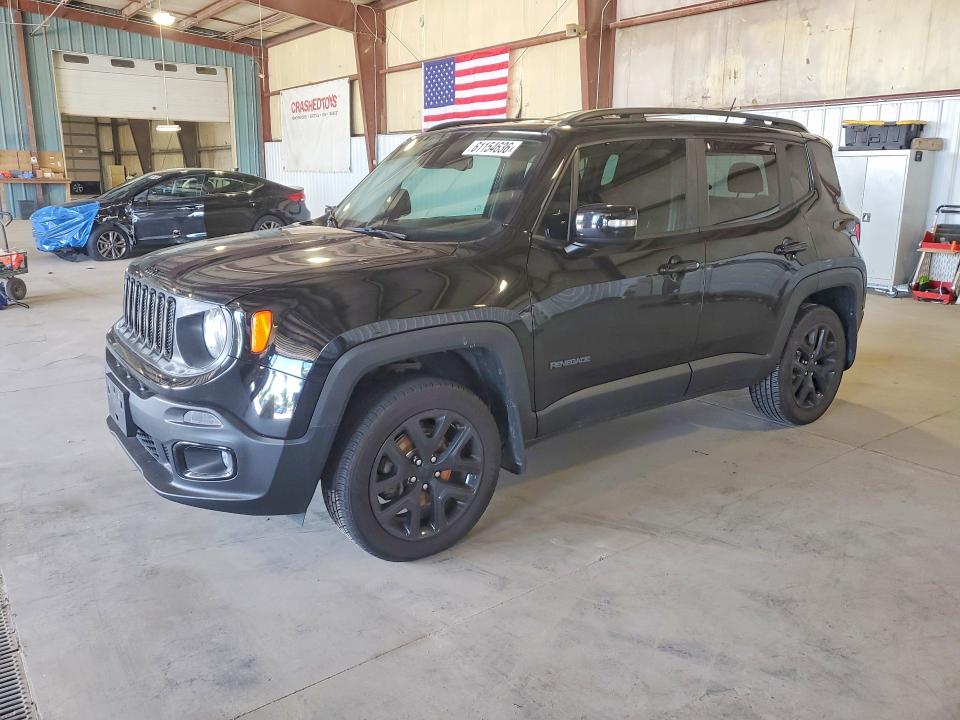 2017 Jeep Renegade VIN ZACCJBBB6HPE75355 COPART salvage auction — REAR END, IL - SALVAGE CERTIFICATE, sold $1,350 on 2026-08-12 (photo 1)
