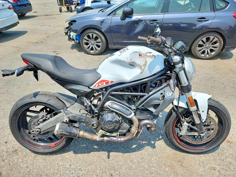 2020 Ducati Monster VIN ML0MADBM8LT003818 COPART salvage auction — SIDE, Pa - Certificate Of Salvage, sold $1,100 on 2026-08-20 (photo 1)