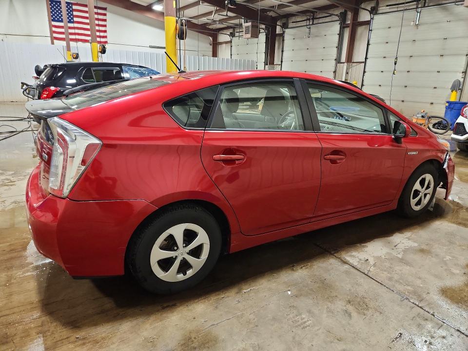 2013 Toyota Prius VIN JTDKN3DU3D5579566 COPART salvage auction — FRONT END, Pa - Certificate Of Salvage, sold $3,750 on 2026-07-17 (photo 3)