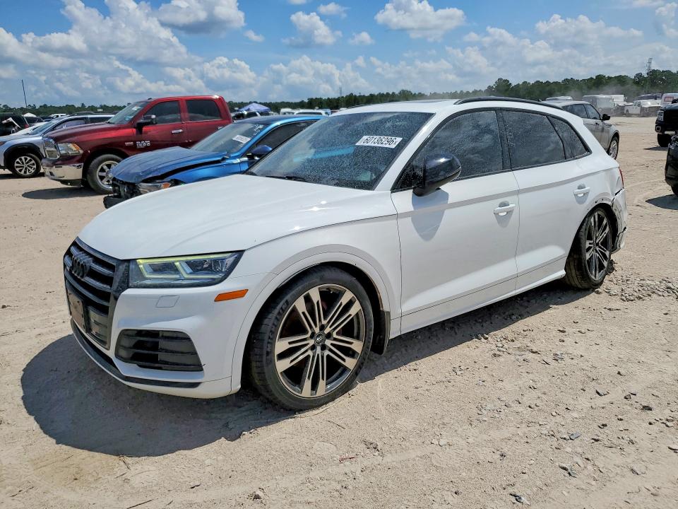 2020 Audi Sq5 VIN WA1B4AFY6L2113390 COPART salvage auction — REAR END, TX - CERTIFICATE OF TITLE, sold $9,300 on 2026-07-28 (photo 1)