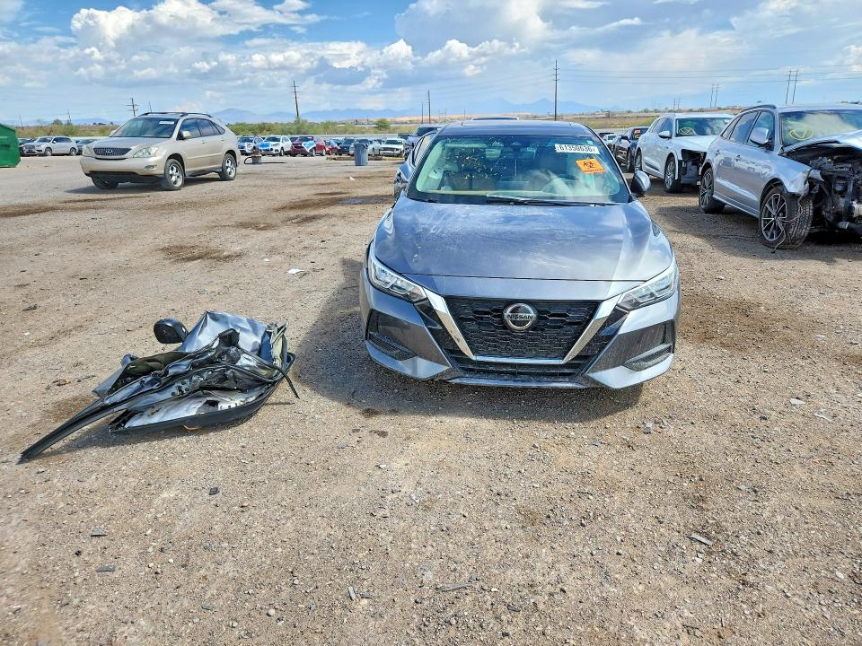 2021 Nissan Sentra VIN 3N1AB8CV1MY287335 COPART salvage auction — SIDE, Az - Cert Of Title - Salvage, sold $2,350 on 2026-07-31 (photo 5)