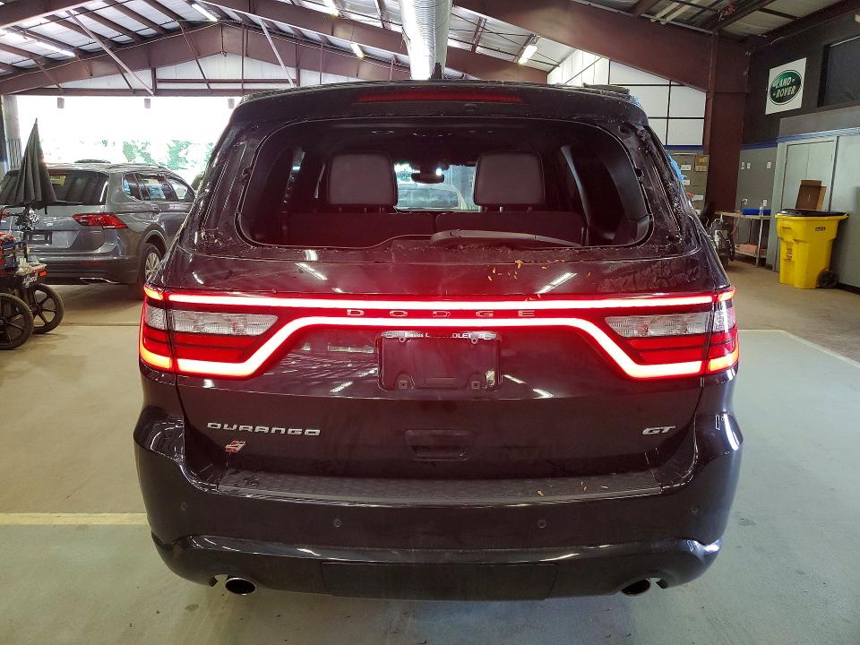 2022 Dodge Durango VIN 1C4RDJDG2NC104827 COPART salvage auction — REAR END, Ct - Certificate Of Title (P), sold $11,500 on 2026-07-31 (photo 6)