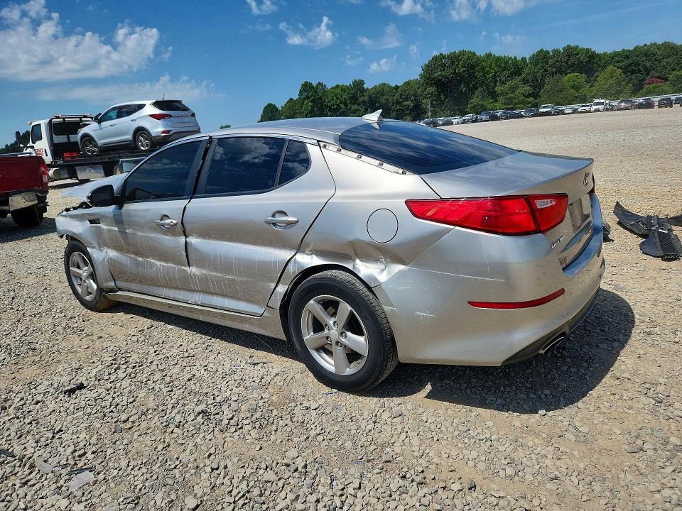 2015 Kia Optima VIN 5XXGM4A72FG477641 COPART salvage auction — FRONT END, Ar - Cert Of Title-Salvage, sold $450 on 2026-07-27 (photo 2)