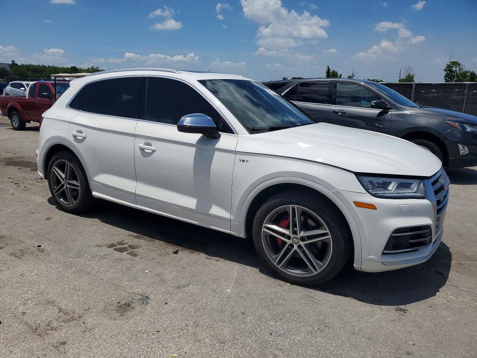2018 Audi Sq5 VIN WA1C4AFY8J2182275 COPART salvage auction — REAR END, Fl - Certificate Of Title (P), sold $10 on 2026-07-28 (photo 4)