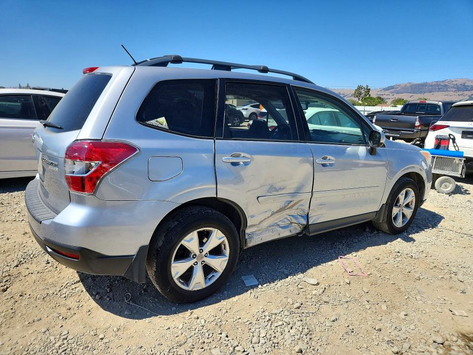 2014 Subaru Forester VIN JF2SJAEC5EH442989 COPART salvage auction — REAR END, Ca - Salvage Certificate, sold $60 on 2026-07-21 (photo 3)