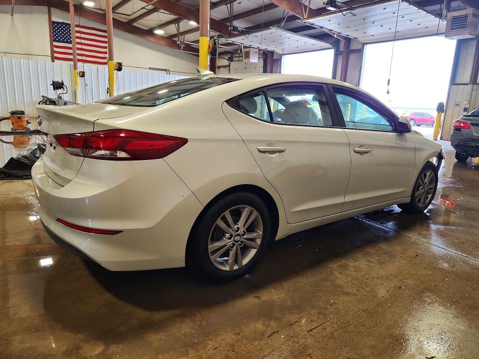 2017 Hyundai Elantra VIN KMHD84LF1HU102599 COPART salvage auction — FRONT END, Pa - Certificate Of Salvage, sold $1,100 on 2026-07-28 (photo 3)