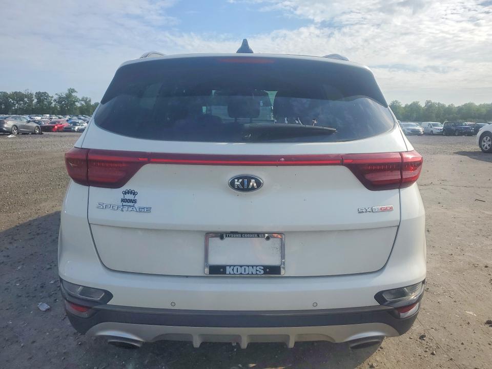 2020 Kia Sportage VIN KNDPR3A67L7739919 COPART salvage auction — FRONT END, Va - Cert Of Title - Salvage, sold $4,450 on 2026-07-29 (photo 6)