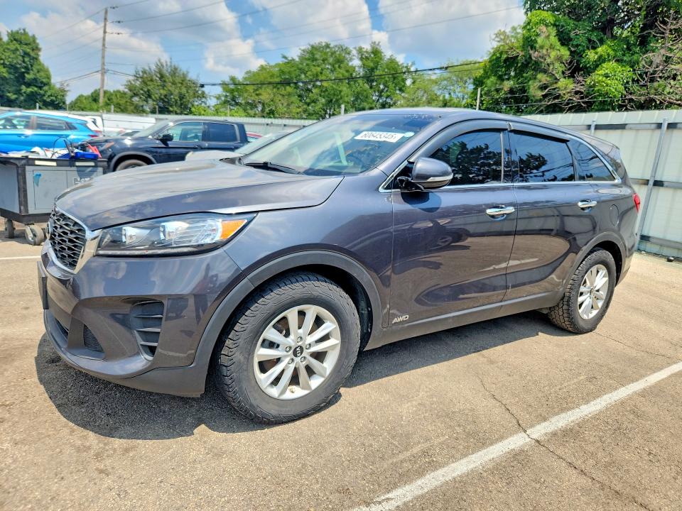 2019 Kia Sorento VIN 5XYPGDA34KG506275 COPART salvage auction — NORMAL WEAR, Ky - Certificate Of Title, sold $3,800 on 2026-07-29 (photo 1)