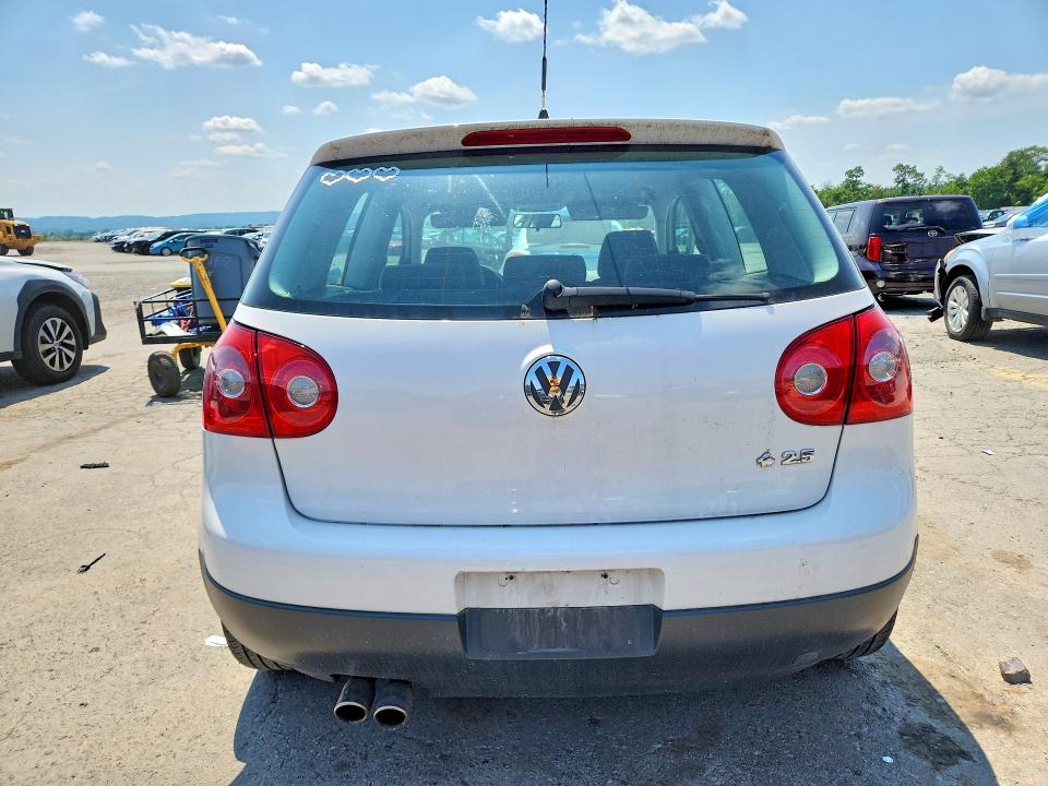 2007 Volkswagen Golf VIN WVWAR71K67W108407 COPART salvage auction — FRONT END, Pa - Certificate Of Salvage, sold $475 on 2026-07-31 (photo 6)