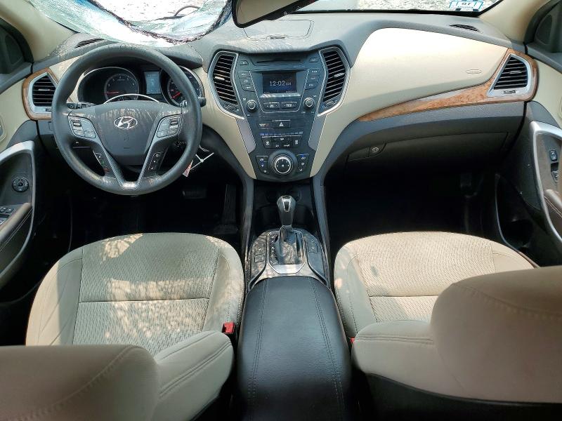 2016 Hyundai Santa fe VIN 5XYZUDLBXGG380050 COPART salvage auction — ROOF, MA - CERT OF TITLE-RECONSTRCTD COLL, sold $1,100 on 2026-07-22 (photo 8)
