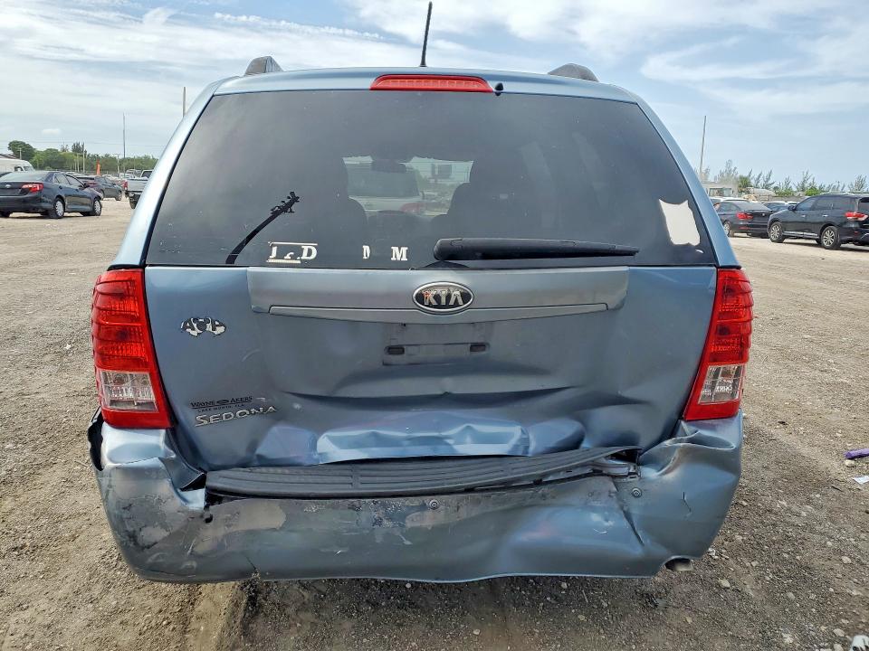 2012 Kia SEDONA VIN KNDMG4C72C6476202 COPART salvage auction — REAR END, Salvage Title, sold $250 on 2026-07-28 (photo 6)