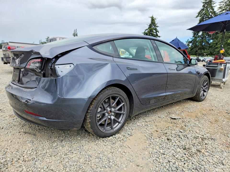 2023 Tesla Model 3 VIN 5YJ3E1EA5PF676297 COPART salvage auction — REAR END, Wa - Bill Of Sale, sold $6,700 on 2026-07-31 (photo 3)