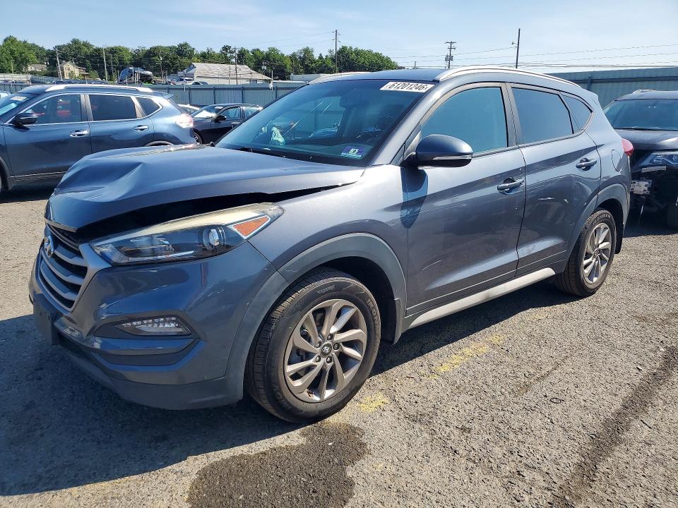 2017 Hyundai Tucson VIN KM8J3CA42HU534065 COPART salvage auction — FRONT END, Pa - Certificate Of Salvage, sold $225 on 2026-07-28 (photo 1)