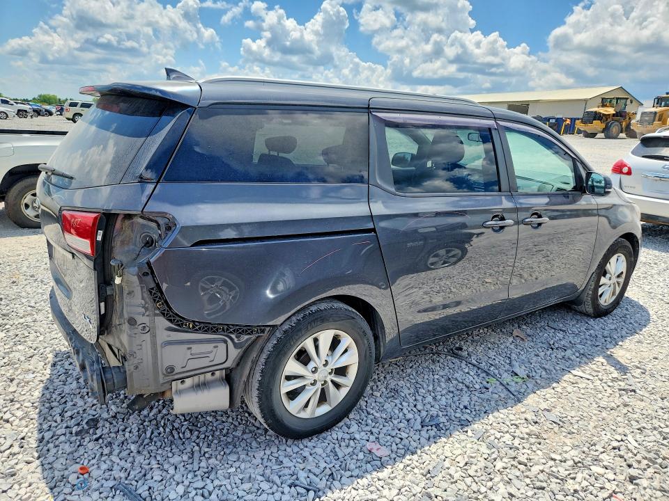 2016 Kia SEDONA VIN KNDMB5C18G6200953 COPART salvage auction — REAR END, Tn - Salvage Certificate, sold $175 on 2026-07-21 (photo 3)