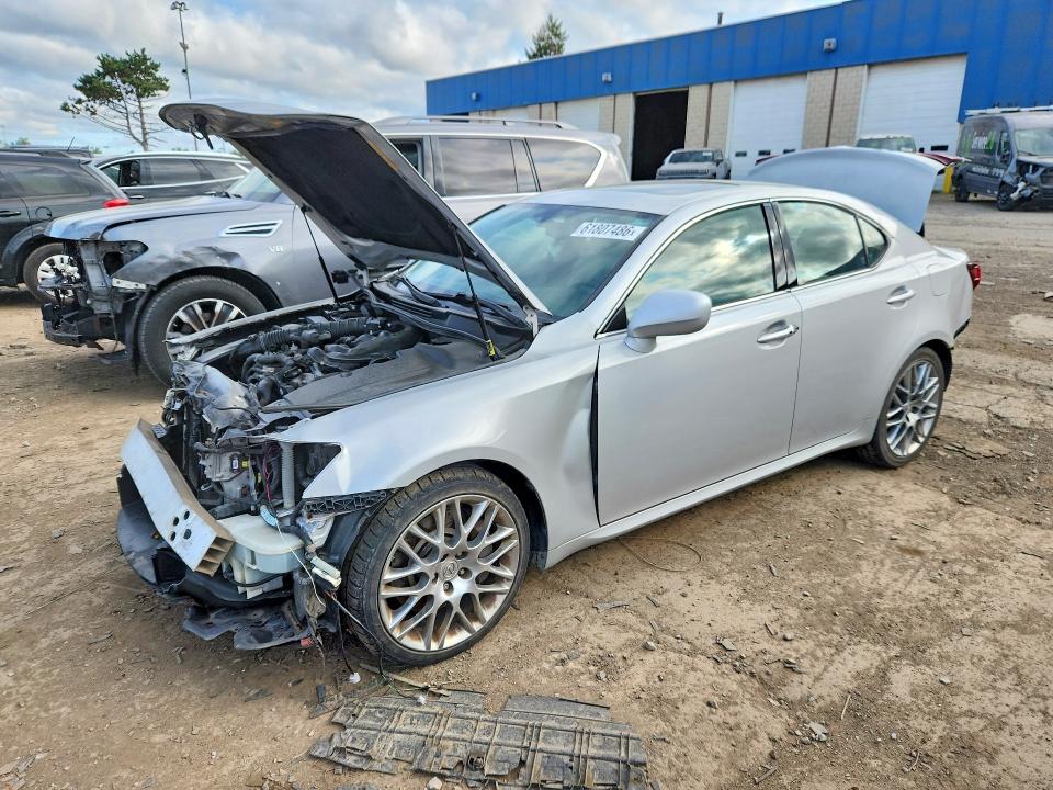 2006 Lexus Is 350 VIN JTHBE262765004362 COPART salvage auction — FRONT END, Mi - Certificate Of Title, sold $325 on 2026-07-28 (photo 1)