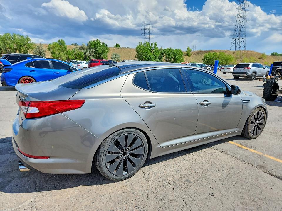 2012 Kia Optima VIN 5XXGR4A65CG008791 COPART salvage auction — FRONT END, Salvage Title, sold $400 on 2026-07-22 (photo 3)