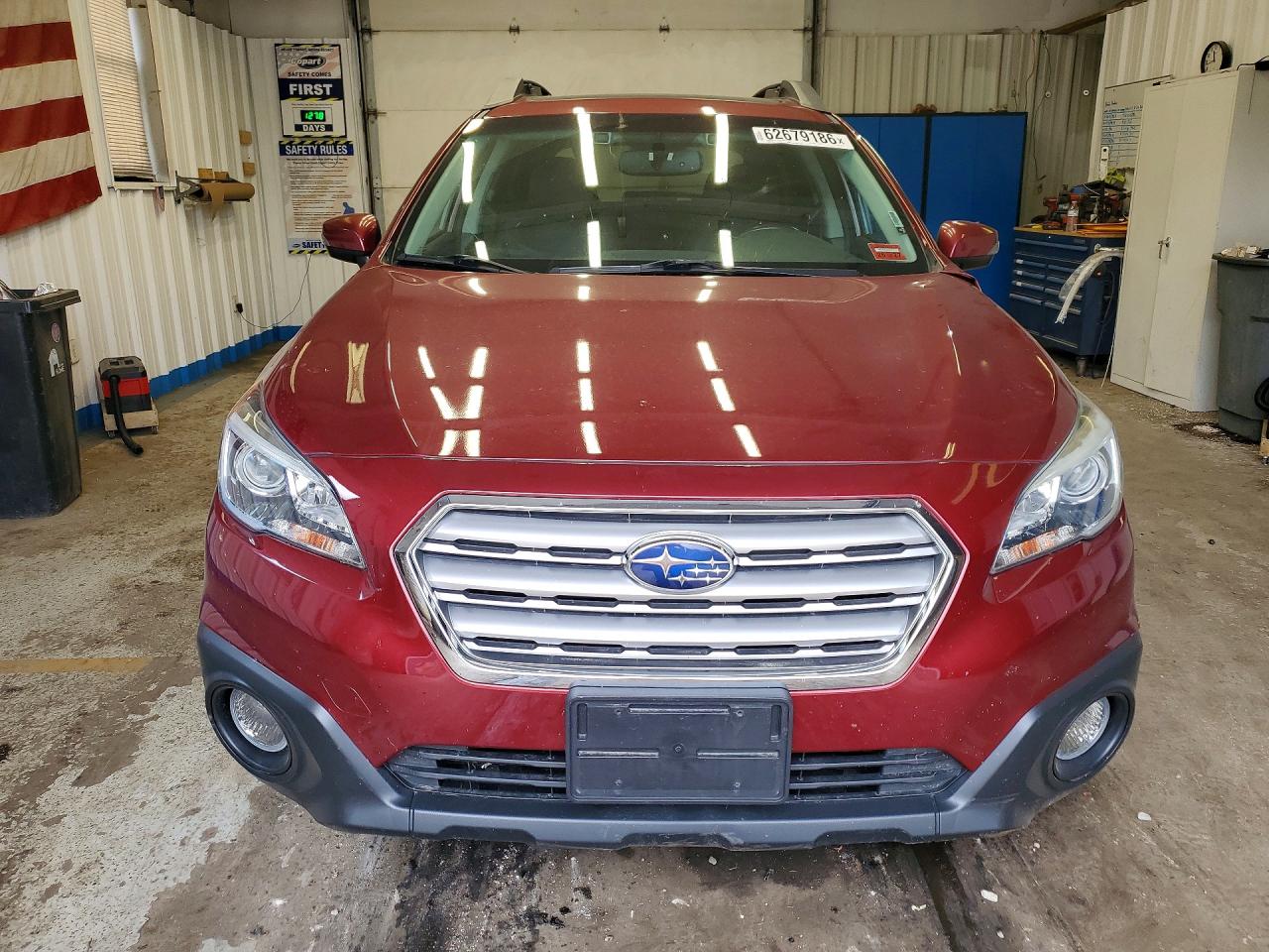 2016 Subaru Outback VIN 4S4BSENC3G3329721 COPART salvage auction — Side, ME - CERT OF TITLE-SALVAGE REBUILT, sold $2,475 on 2026-10-02 (photo 5)