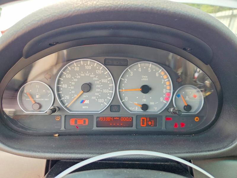 2003 BMW M3 VIN WBSBR93483PK00775 COPART salvage auction — MECHANICAL, Va - Certificate Of Title, sold $7,300 on 2026-08-04 (photo 9)