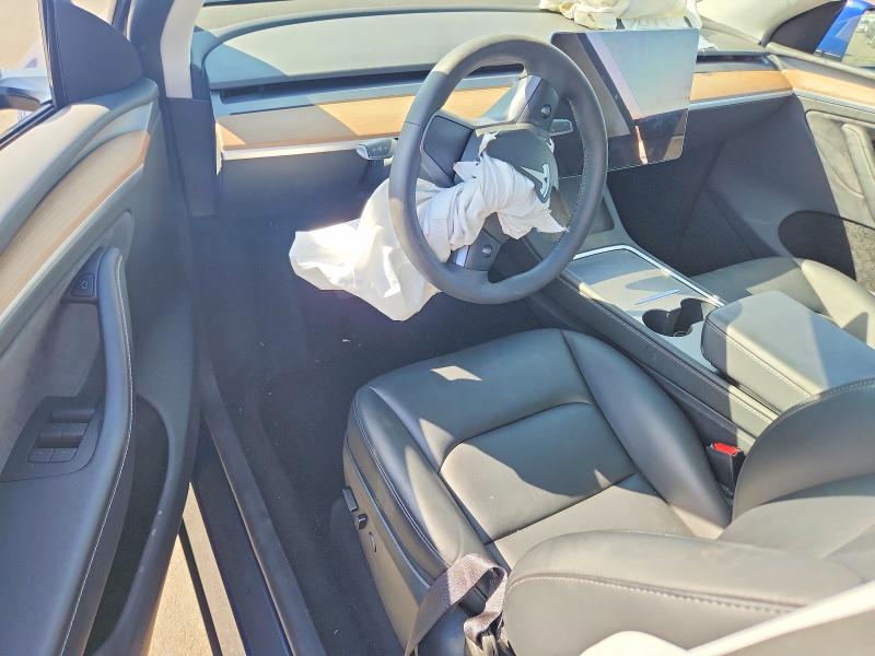 2023 Tesla Model y VIN 7SAYGDEE1PA124414 COPART salvage auction — FRONT END, CA - SALVAGE CERTIFICATE, sold $4,850 on 2026-07-27 (photo 8)