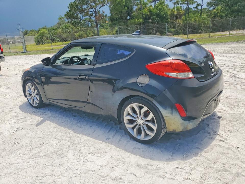 2013 Hyundai Veloster VIN KMHTC6AD9DU130880 COPART salvage auction — MECHANICAL, Fl - Certificate Of Title (P), sold $250 on 2026-07-29 (photo 2)