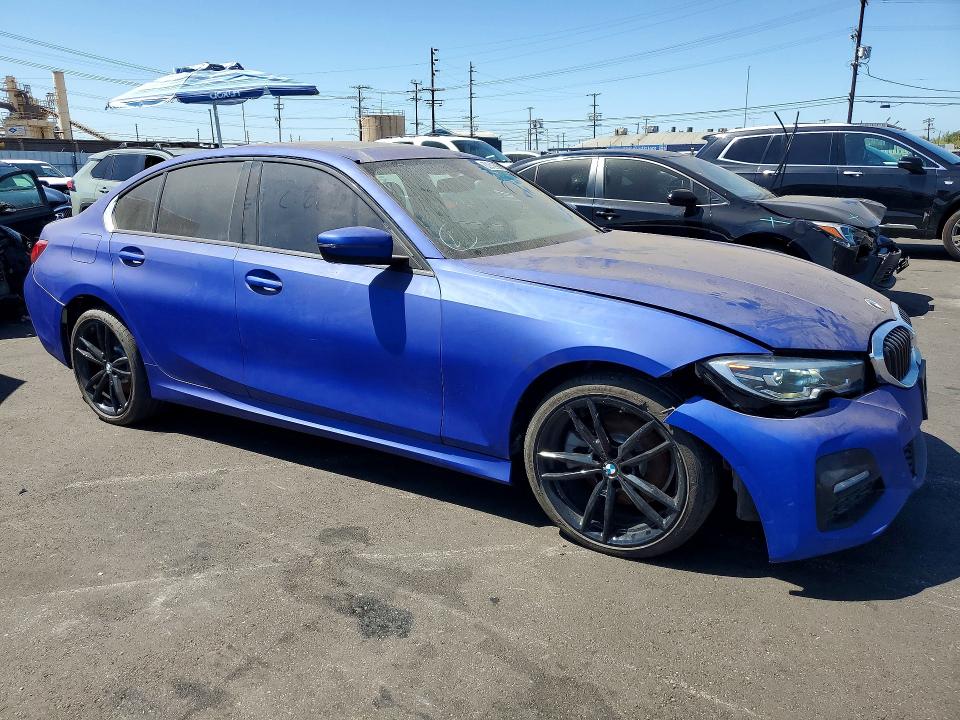 2020 BMW 3er VIN 3MW5R1J00L8B31775 COPART salvage auction — FRONT END, OH - DIS/DLR/EXP ONLY SALVAGE TITLE, sold $7,600 on 2026-07-29 (photo 4)