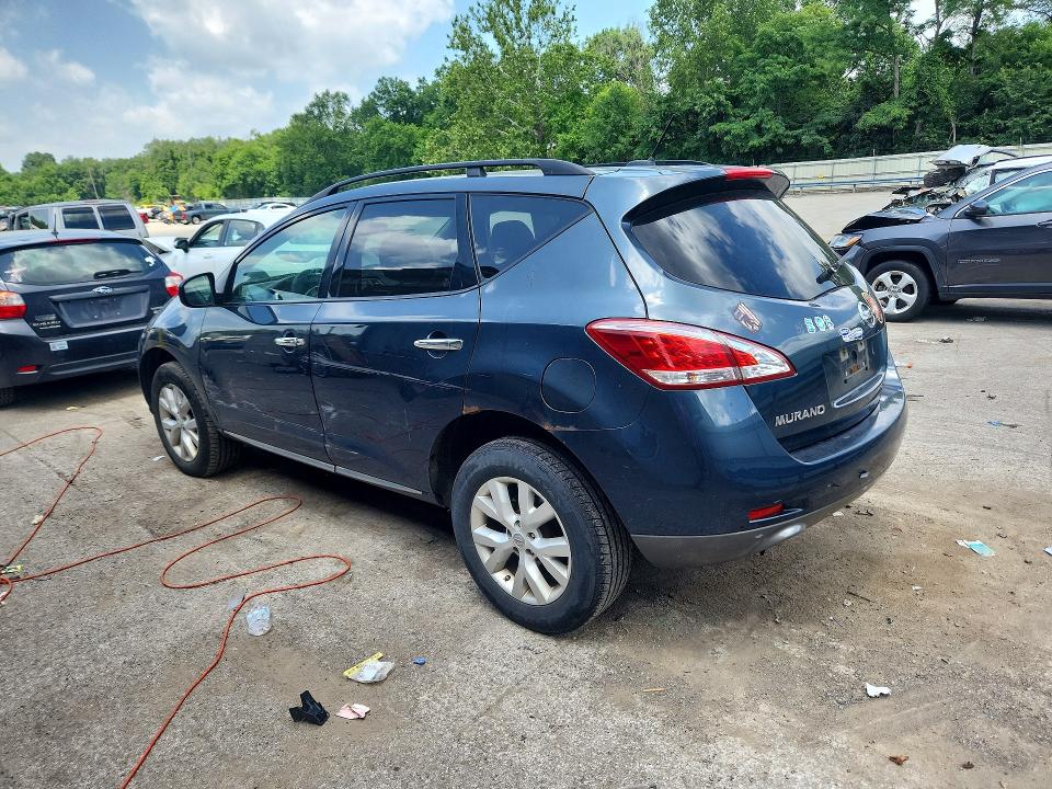 2012 Nissan Murano VIN JN8AZ1MW6CW220232 COPART salvage auction — SIDE, Pa - Certificate Of Salvage, sold $400 on 2026-07-16 (photo 2)