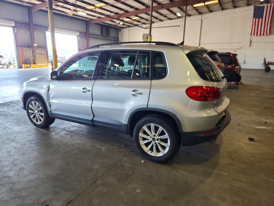 2018 Volkswagen Tiguan VIN WVGAV7AX3JK001395 COPART salvage auction — REAR END, FL - CERT OF TITLE SLVG REBUILDABLE, sold $1,850 on 2026-08-03 (photo 2)