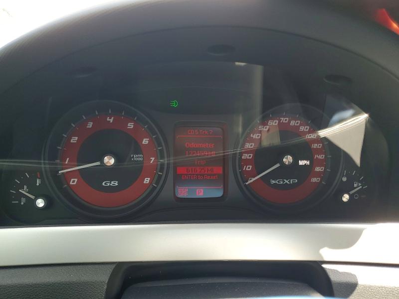 2009 Pontiac G8 VIN 6G2EP57W79L308715 COPART salvage auction — FRONT END, Tn - Salvage Certificate, sold $5,200 on 2026-09-04 (photo 9)