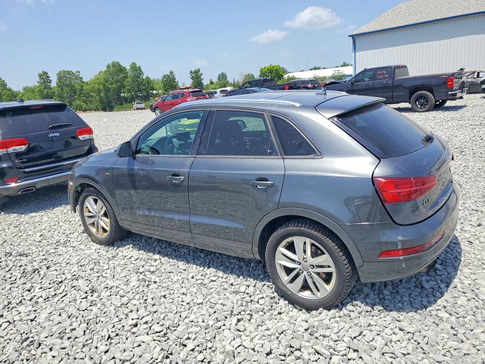 2018 Audi Q3 VIN WA1ECCFS8JR003596 COPART salvage auction — FRONT END, Oh - Cert Of Title-Salvage, sold $2,200 on 2026-07-16 (photo 2)