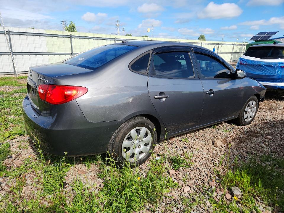 2008 Hyundai Elantra VIN KMHDU46D28U293181 COPART salvage auction — FRONT END, NY - MV-907A SALVAGE CERTIFICATE, sold $400 on 2026-07-27 (photo 3)