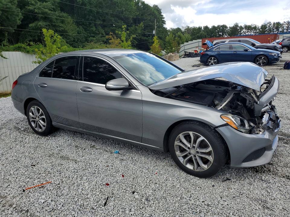 2015 Mercedes-benz C class VIN 55SWF4KB2FU080585 COPART salvage auction — FRONT END, Ga - Certificate Of Title, sold $2,700 on 2026-08-01 (photo 4)