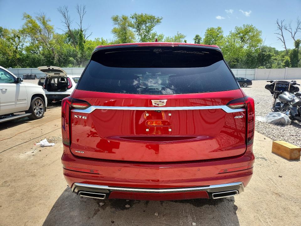 2024 Cadillac Xt6 VIN 1GYKPDRS6RZ756242 COPART salvage auction — FRONT END, Wi - Cert Of Title-Claim Paid, sold $17,900 on 2026-07-27 (photo 6)
