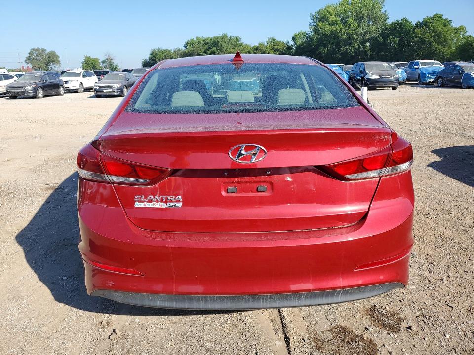 2017 Hyundai Elantra VIN KMHD84LF4HU224194 COPART salvage auction — NORMAL WEAR, IA - CERTIFICATE OF TITLE, sold $90 on 2026-07-24 (photo 6)
