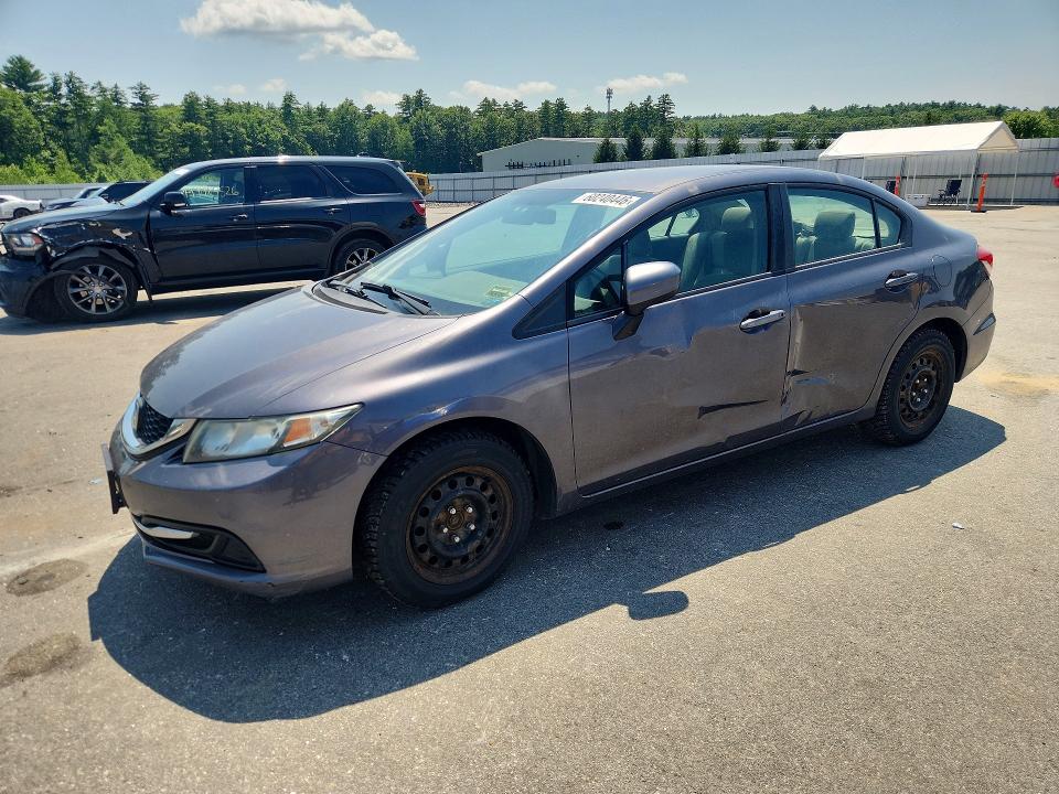 2015 Honda Civic VIN 19XFB2F51FE296049 COPART salvage auction — SIDE, Me - Certificate Of Title, sold $900 on 2026-07-10 (photo 1)