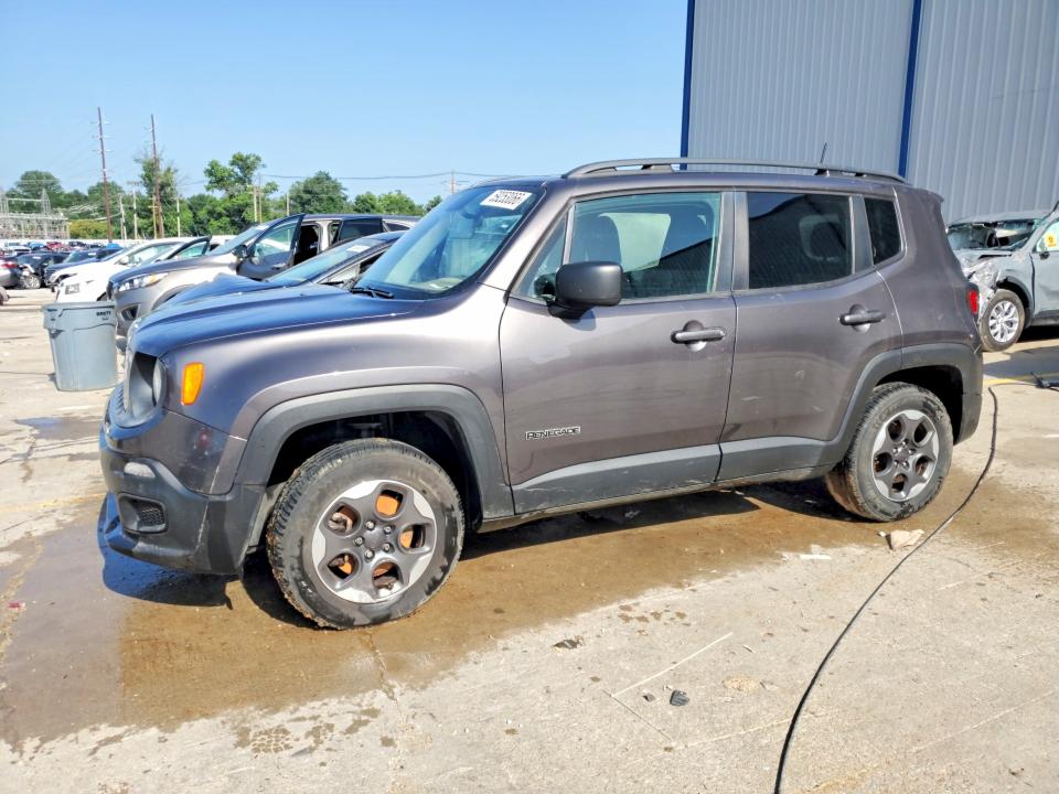2018 Jeep Renegade VIN ZACCJBAB8JPH18414 COPART salvage auction — WATER/FLOOD, KY - BILL OF SALE/PART ONLY/NO TITL, sold $950 on 2026-08-12 (photo 1)