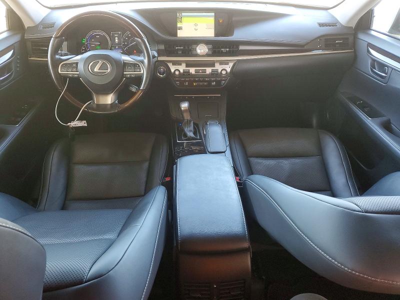 2018 Lexus Es 300h VIN JTHBW1GG0J2174574 COPART salvage auction — REAR END, Ca - Salvage Certificate, sold $2,600 on 2026-07-28 (photo 8)