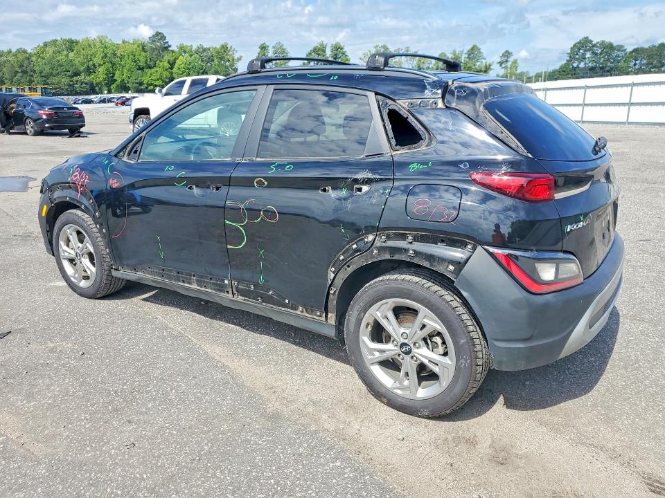 2022 Hyundai Kona VIN KM8K3CAB3NU831375 COPART salvage auction — SIDE, NC - SALVAGE CERTIFICATE OF TITLE (P), sold $275 on 2026-07-23 (photo 2)