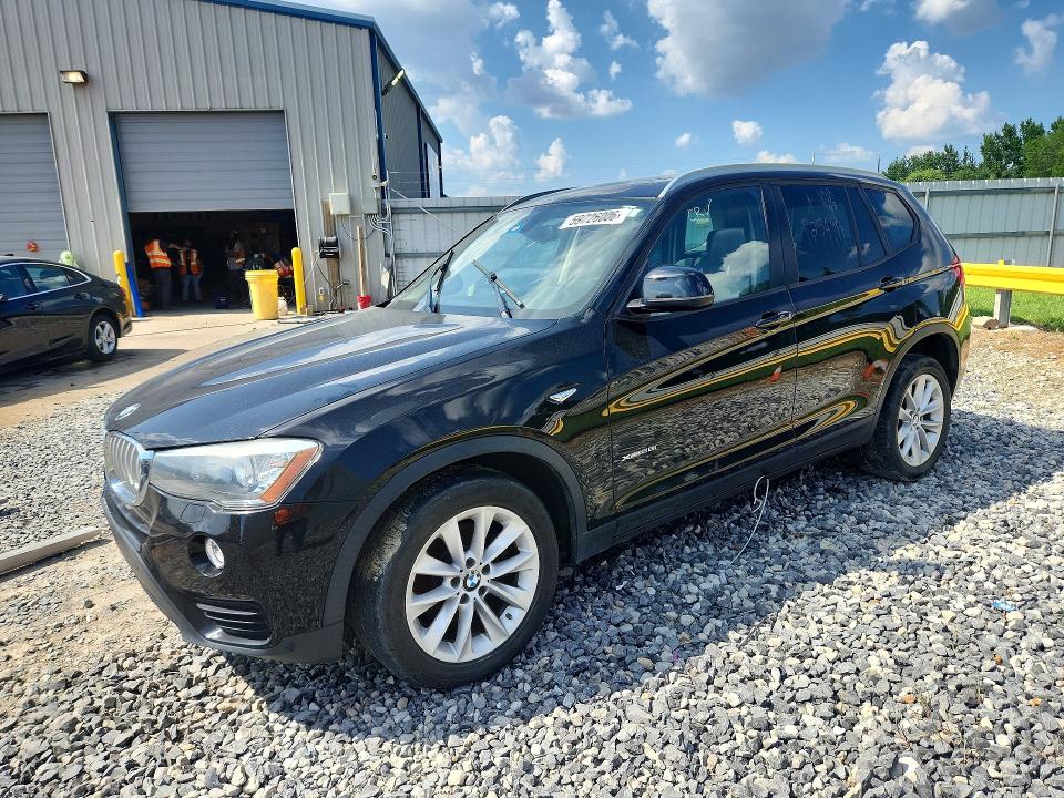 2017 BMW X3 VIN 5UXWX9C34H0T25499 COPART salvage auction — NORMAL WEAR, Ar - Certificate Of Title (P), sold $2,000 on 2026-07-28 (photo 1)