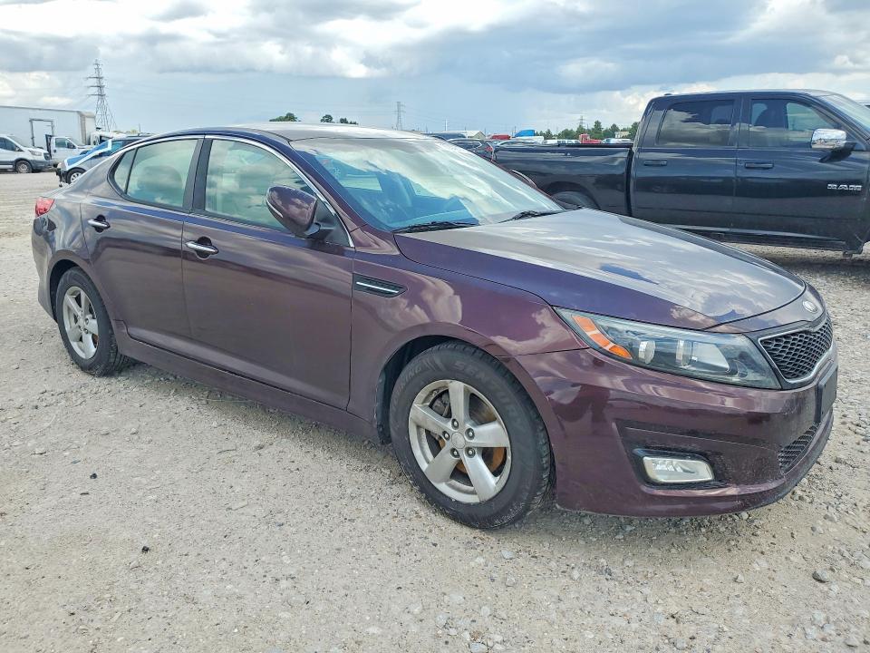 2015 Kia Optima VIN 5XXGM4A73FG360215 COPART salvage auction — NORMAL WEAR, Tx - Cert Of Title-Rebuilt Salvage, sold $775 on 2026-07-28 (photo 1)