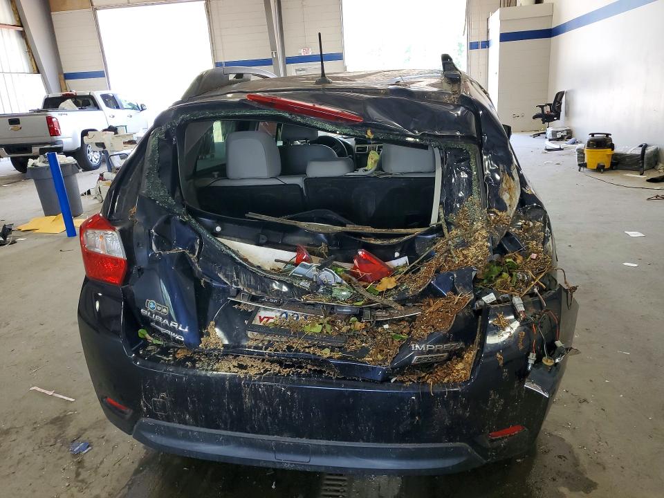 2015 Subaru Impreza VIN JF1GPAZ6XFH304198 COPART salvage auction — REAR END, VA - CERT OF TITLE - SALVAGE, sold $700 on 2026-07-24 (photo 6)