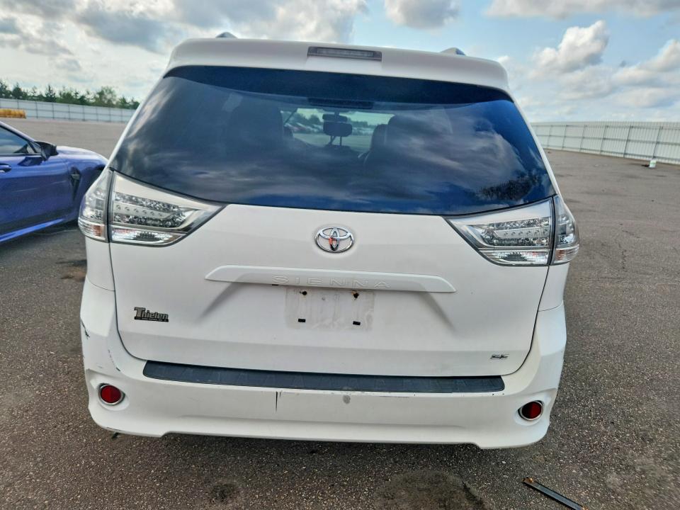 2011 Toyota Sienna VIN 5TDXK3DC0BS075490 COPART salvage auction — FRONT END, Mn - Cert Of Title-Prior Salvage, sold $1,600 on 2026-07-28 (photo 6)