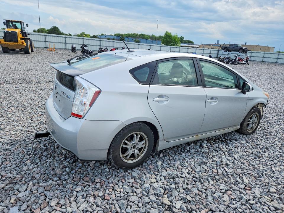 2011 Toyota Prius VIN JTDKN3DUXB0247585 COPART salvage auction — FRONT END, WI - JUNKED VEHICLE BILL OF SALE, sold $650 on 2026-07-27 (photo 3)