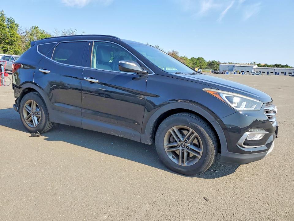 2018 Hyundai Santa fe VIN 5XYZUDLB8JG541714 COPART salvage auction — REAR END, Ny - Mv-907A Salvage Certificate, sold $4,550 on 2026-07-20 (photo 4)