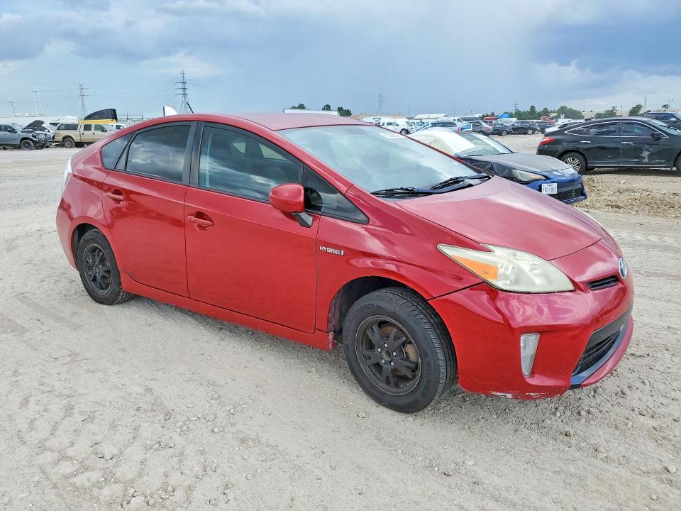 2013 Toyota Prius VIN JTDKN3DU4D0338032 COPART salvage auction — MECHANICAL, Tx - Certificate Of Title, sold $725 on 2026-07-28 (photo 4)